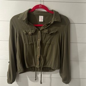 Olive Green Buttonup